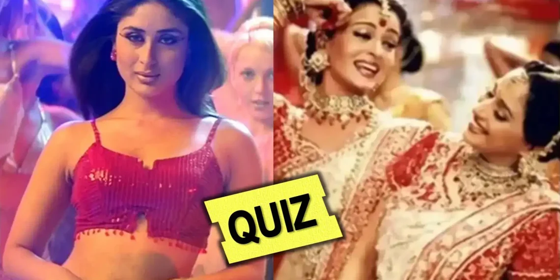 Kareena Madhuri Love Songs Quiz