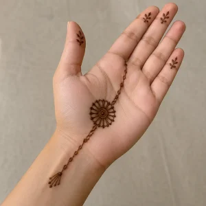 Easy Simple Rakhi Mehndi Design
