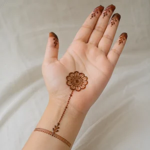 Beautiful Simple Rakhi Mehendi Design