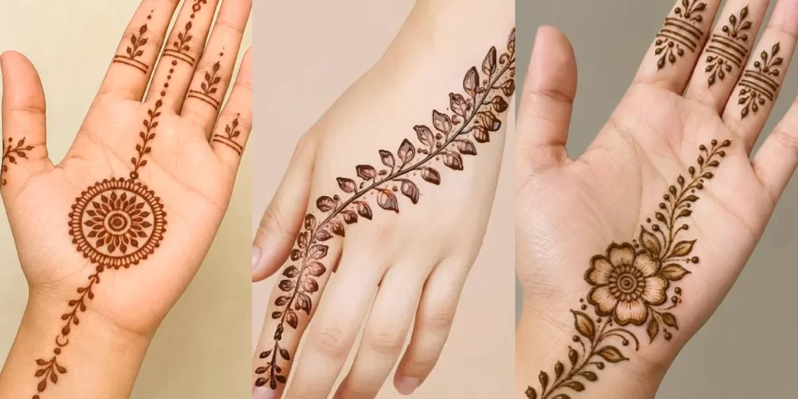 Simple Easy Rakhi Mehendi Designs