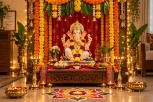 Ganesh Chaturthi AI Prompts for Home Decor - 05