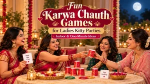 Karwa Chauth Kitty Party Games for Ladies
